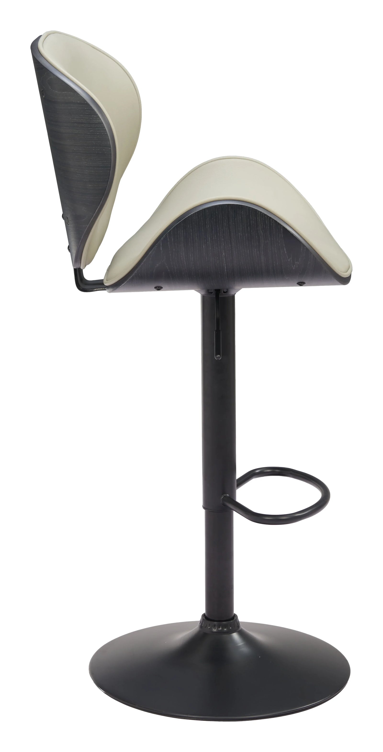 Zuo Meyane Barstool Gray BAR STOOLS + COUNTER STOOLS