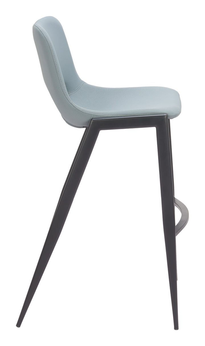 Desi Armless Barstool (Set of 2) Azure Gray - 110829