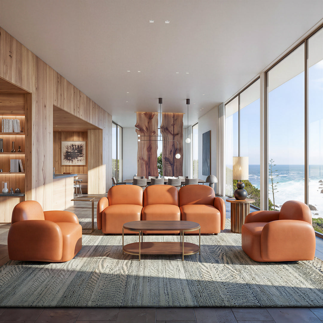 Cleo Swivel Chair Brown - 110892