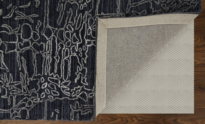 Rectangle/4' x 6'/Navy/Ivory