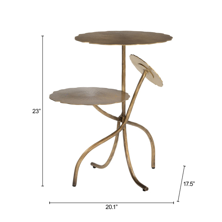 Mavro Accent Table Brass - 110977