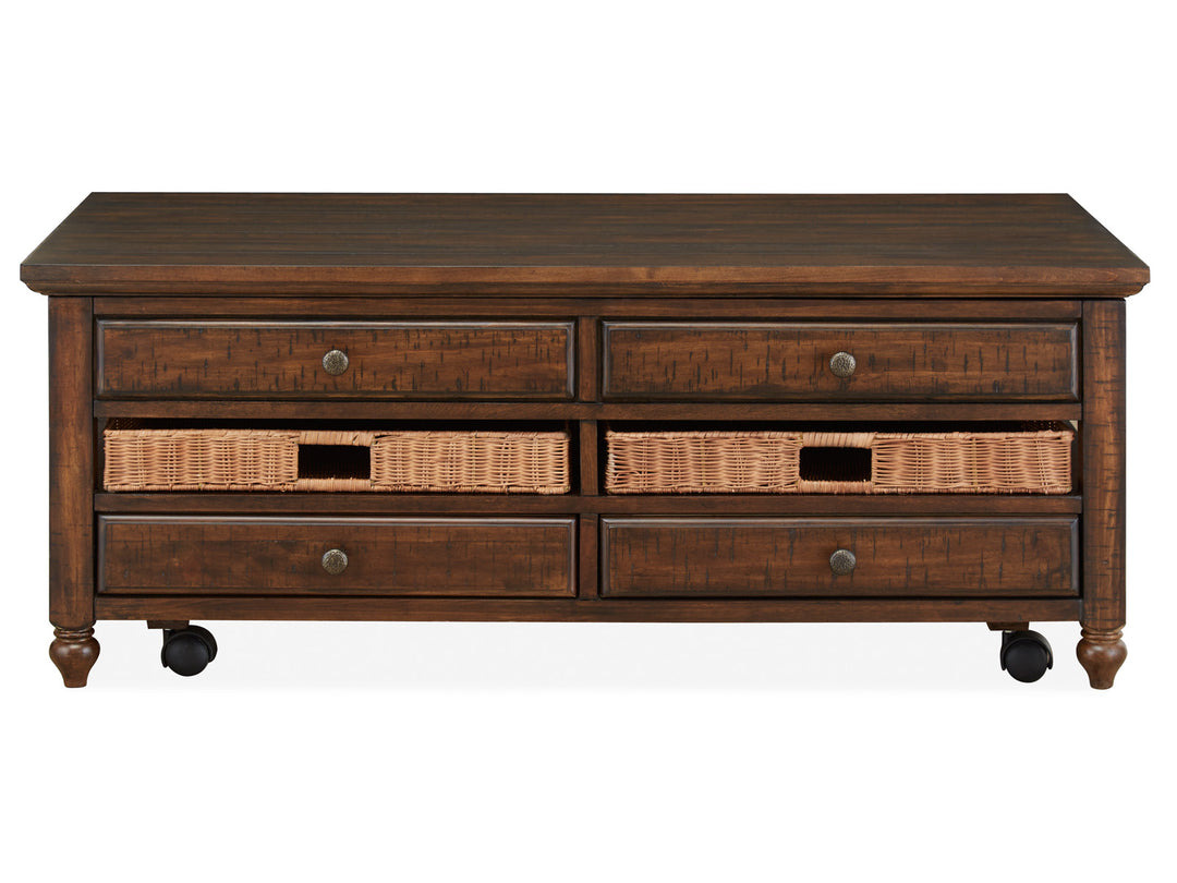 Cottage Lane Coffee Rectangular Lift Top Cocktail Table - T3521-50