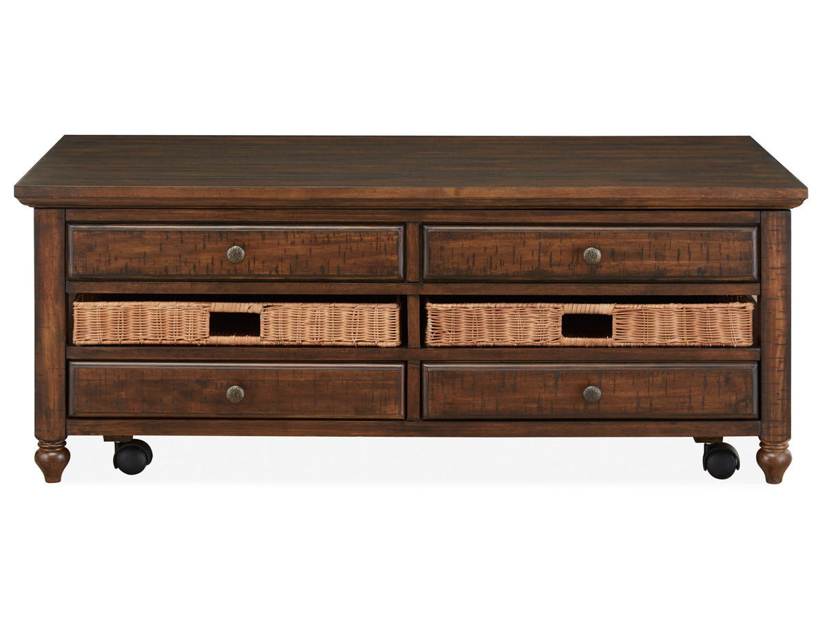 Cottage Lane Coffee Rectangular Lift Top Cocktail Table - T3521-50