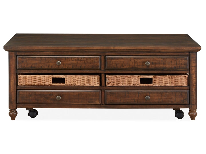Cottage Lane Coffee Rectangular Lift Top Cocktail Table - T3521-50