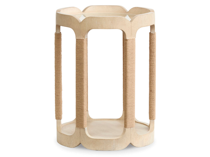 Sunset Cove Sanibel Brown Drum Table - T5783-35