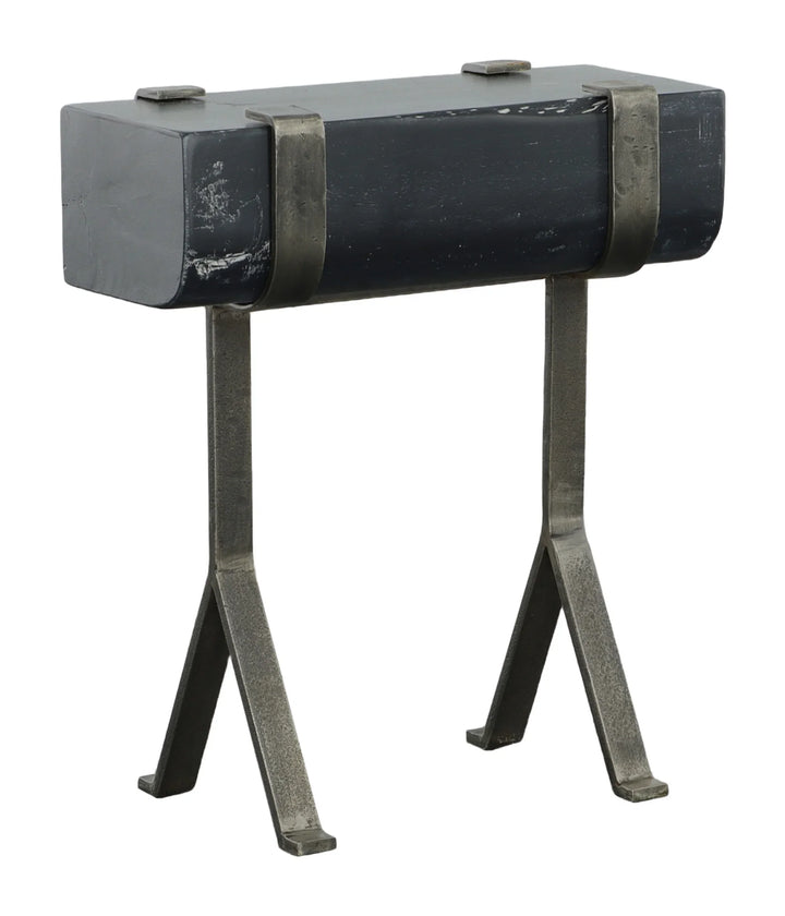 American Home Furniture Fairfield Chair Equestrian Tack Drink Table