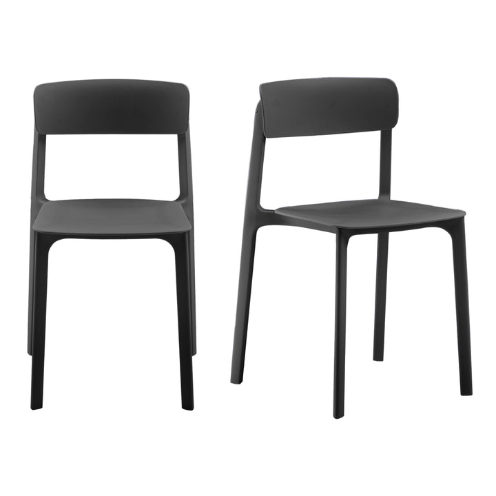 Tibo Stackable Outdoor Side Chair - Set of 2