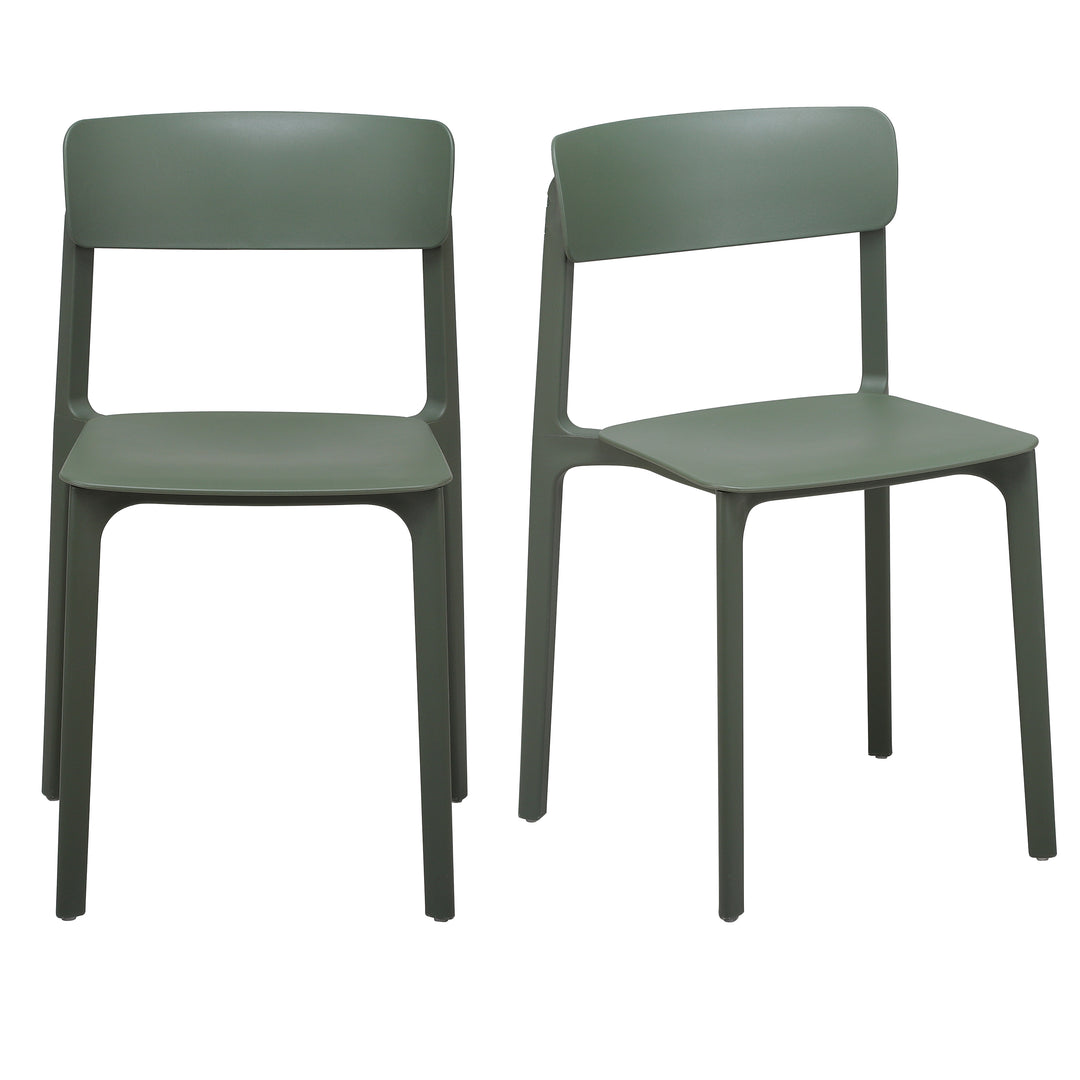 Tibo Stackable Outdoor Side Chair - Set of 2