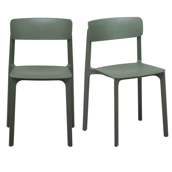 Tibo Stackable Outdoor Side Chair - Set of 2