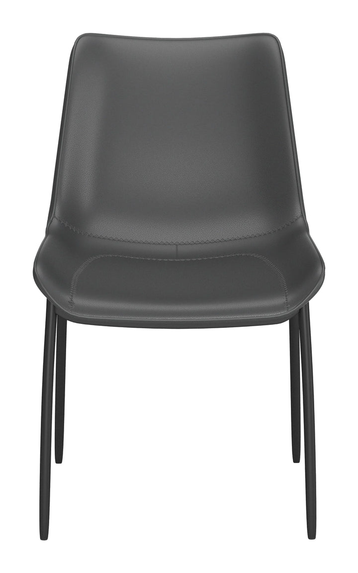 Magnus Dining Chair (Set of 2) Black - AmericanHomeFurniture