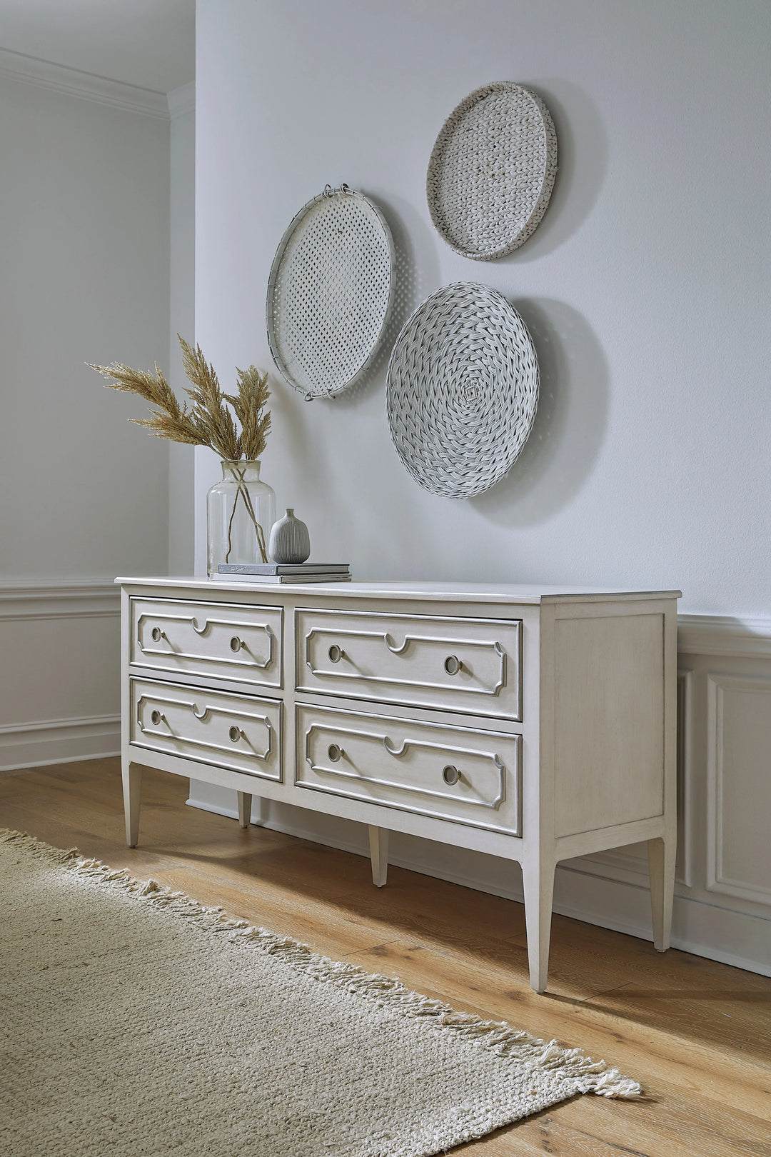 Walnut Solids and Veneers, Antique Pewter