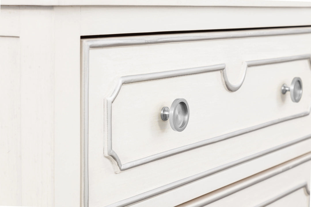 Walnut Solids and Veneers, Antique Pewter