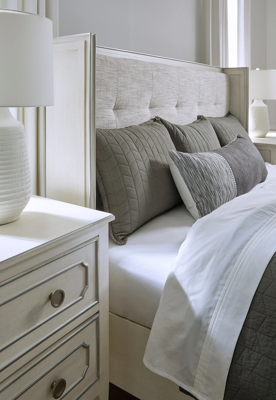 Walnut Solids and Veneers, Antique Pewter