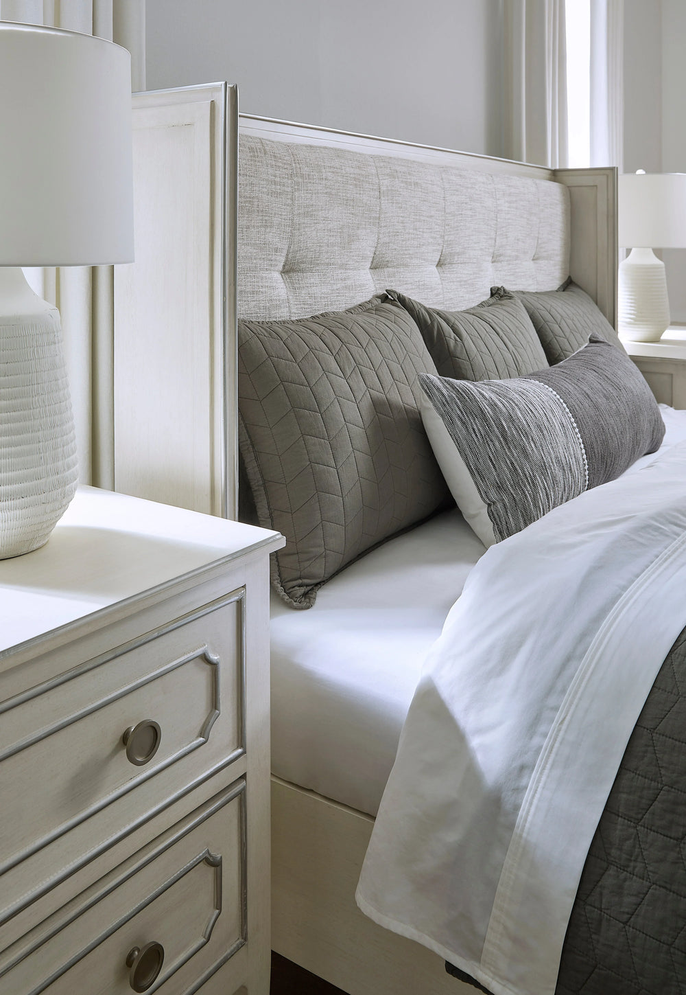 Walnut Solids and Veneers, Antique Pewter