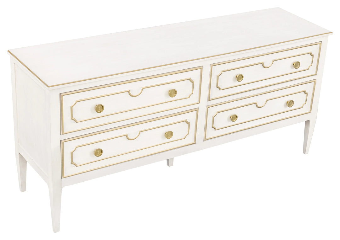 Walnut Solids and Veneers, Antique Gold