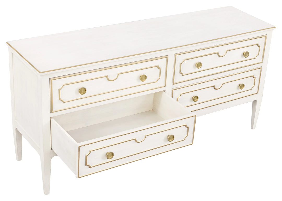 Walnut Solids and Veneers, Antique Gold