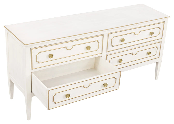 Walnut Solids and Veneers, Antique Gold