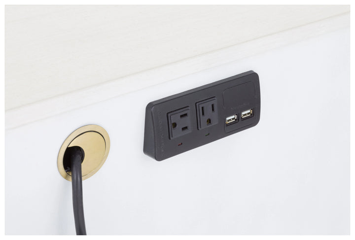 Walnut Solids and Veneers, Antique Gold