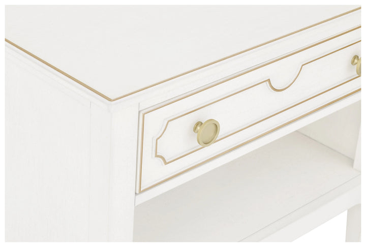 Walnut Solids and Veneers, Antique Gold