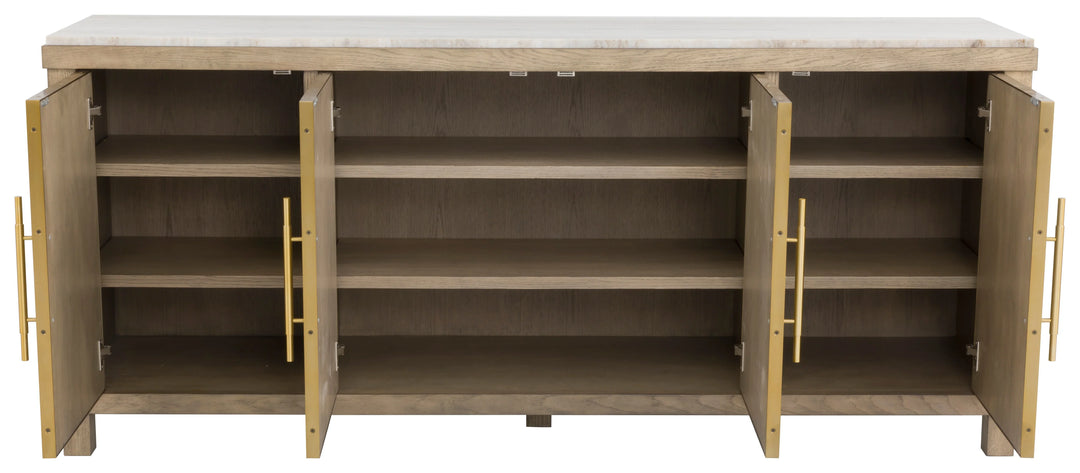 American Home Furniture Fairfield Chair Alchemy Four Door Credenza