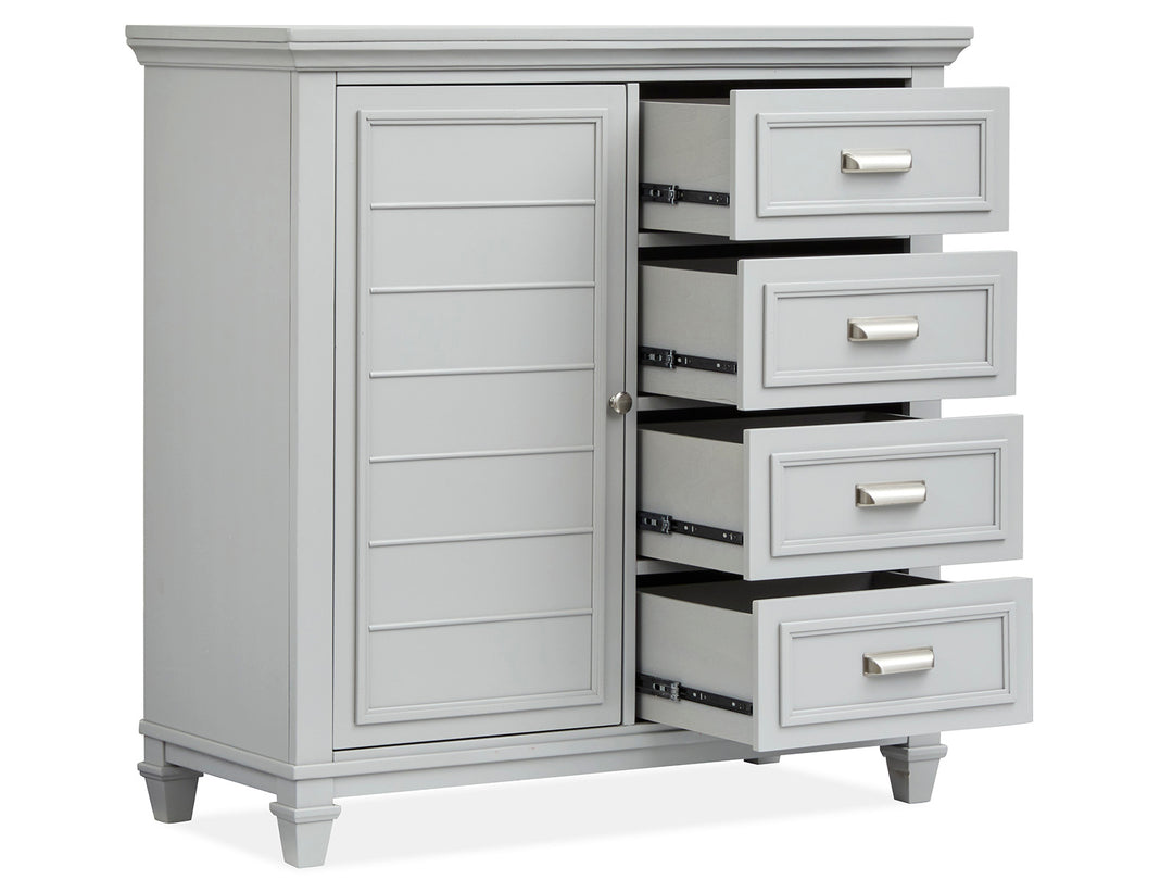 Charleston Harbor Gray Grey Door Chest - B5611-13GY
