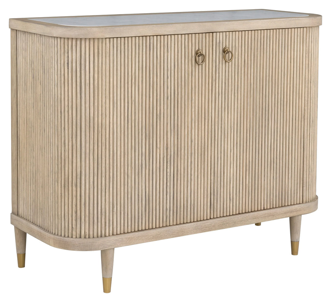 American Home Furniture Fairfield Chair Everett Two Door Demilune Credenza