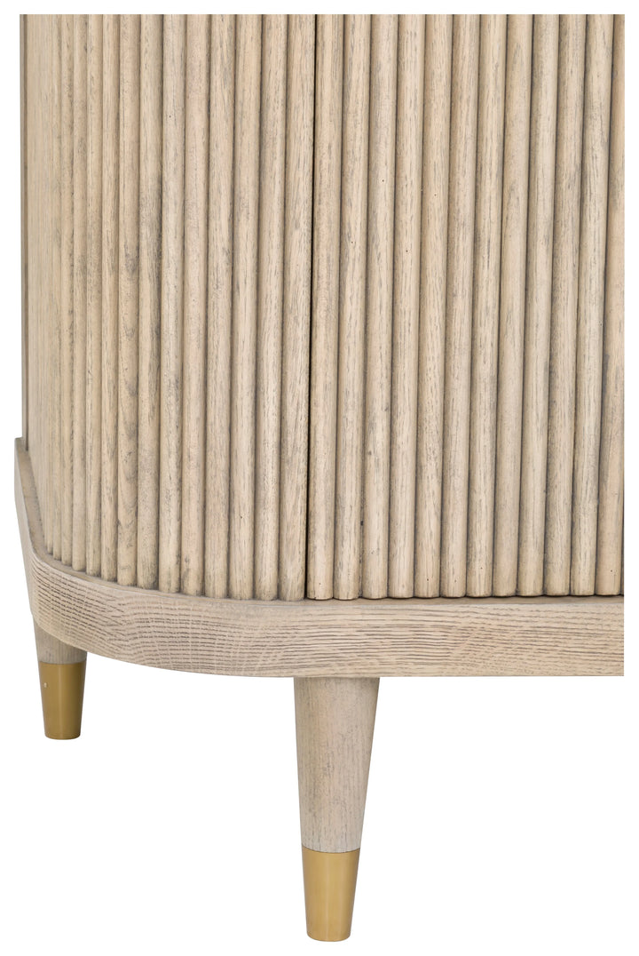 American Home Furniture Fairfield Chair Everett Two Door Demilune Credenza