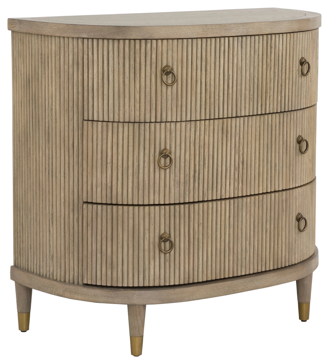 American Home Furniture Fairfield Chair Everett Three Drawer Demilune Chest