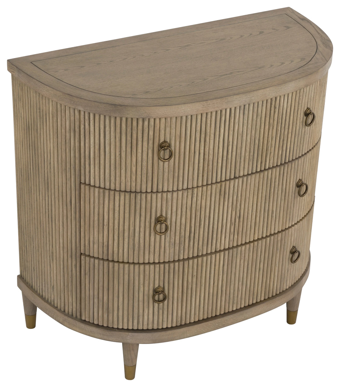 American Home Furniture Fairfield Chair Everett Three Drawer Demilune Chest