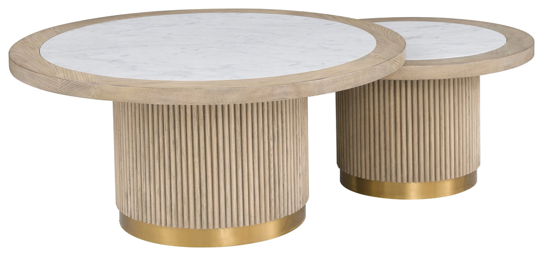 American Home Furniture Fairfield Chair Everett Small Round Bunching Cocktail Table