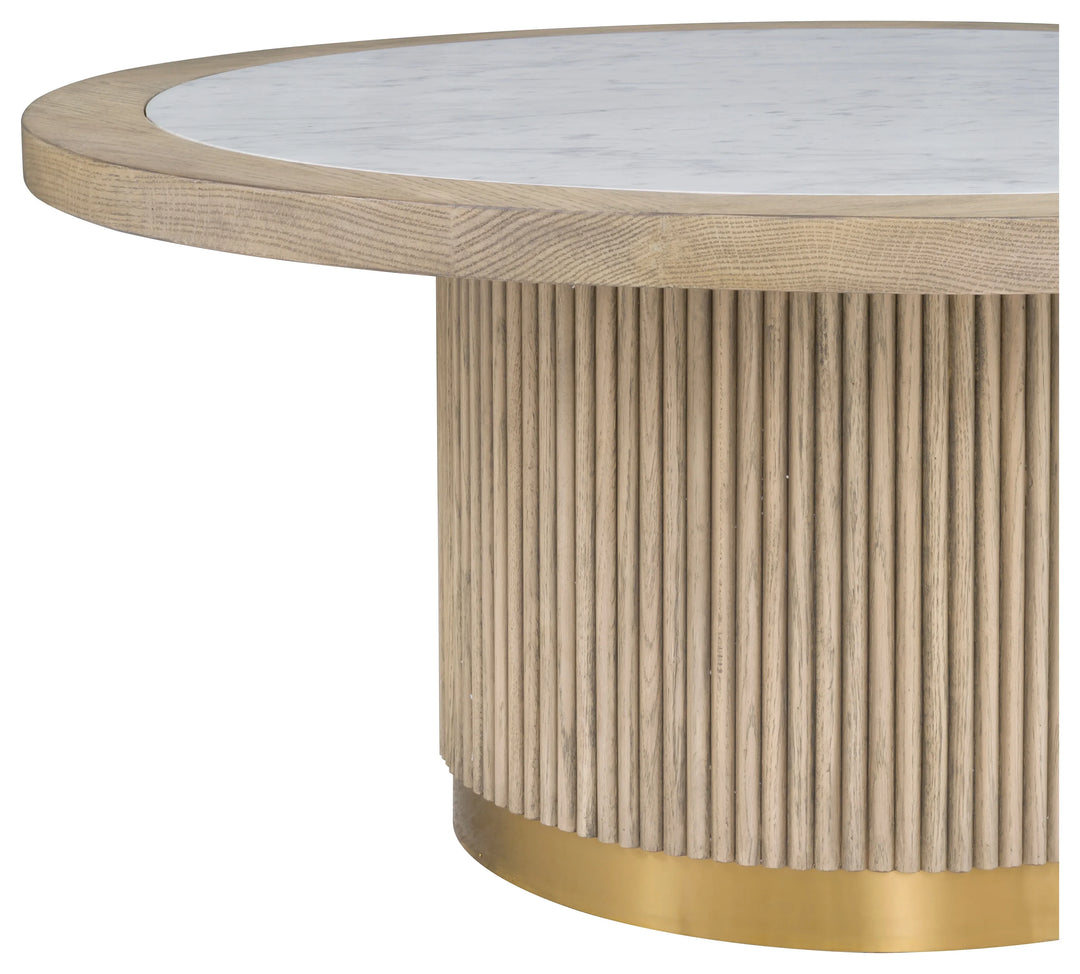 American Home Furniture Fairfield Chair Everett Large Round Bunching Cocktail Table