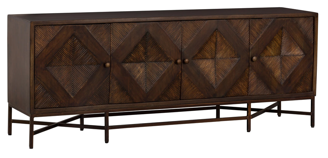 American Home Furniture Fairfield Chair Palm Leaf Credenza