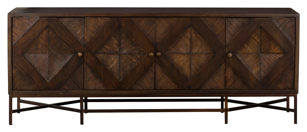 American Home Furniture Fairfield Chair Palm Leaf Credenza