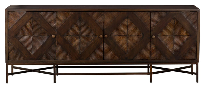 American Home Furniture Fairfield Chair Palm Leaf Credenza