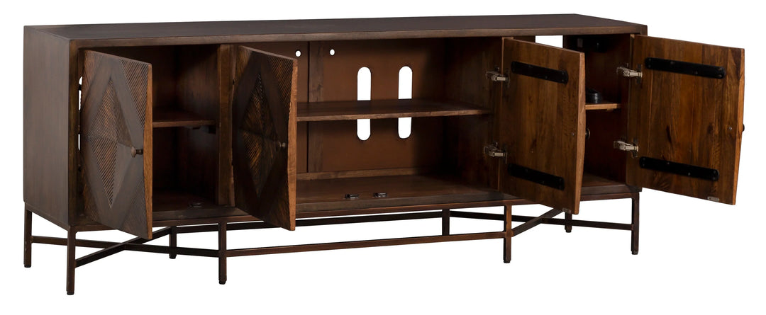 American Home Furniture Fairfield Chair Palm Leaf Credenza