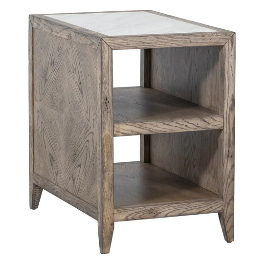 White Oak Solids & Veneers, Carrara Marble