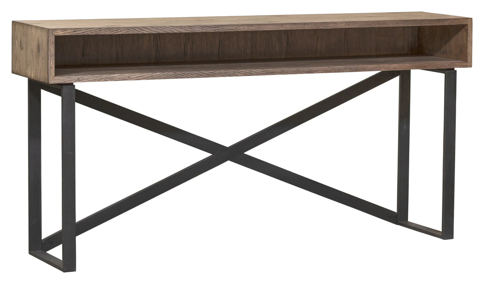 American Home Furniture Fairfield Chair Arcadian Open Storage Console Table