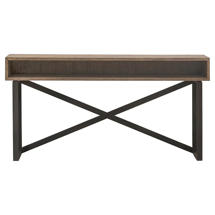 American Home Furniture Fairfield Chair Arcadian Open Storage Console Table