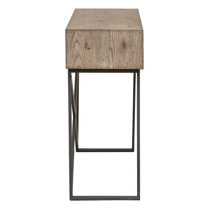 American Home Furniture Fairfield Chair Arcadian Open Storage Console Table