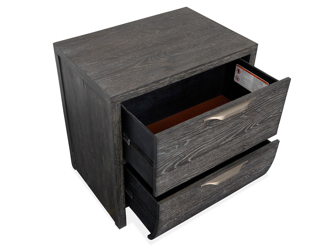 Kinsley Black Heron Drawer Nightstand - B5890-01