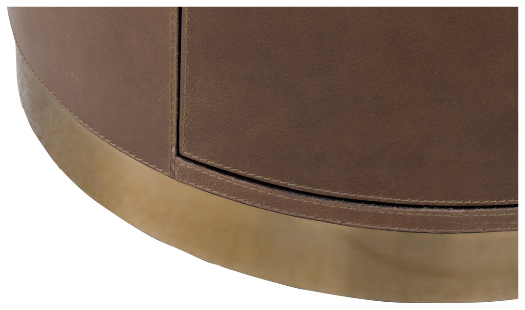 American Home Furniture Fairfield Chair Dimitri Three Drawer Round End Table