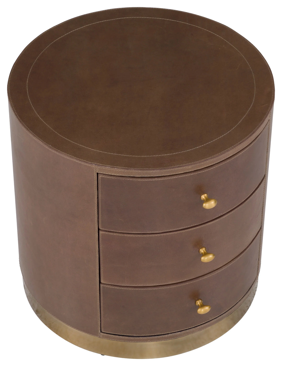 American Home Furniture Fairfield Chair Dimitri Three Drawer Round End Table