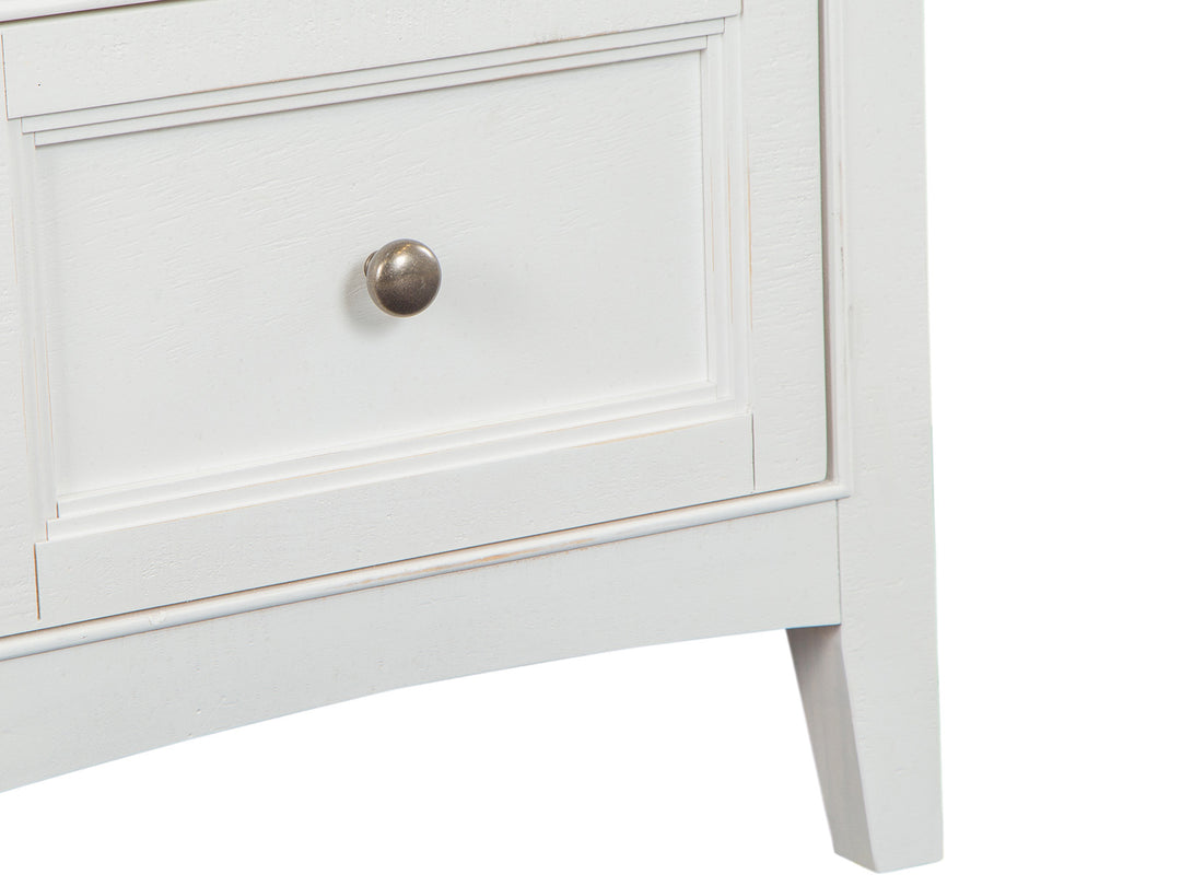 Heron Cove Chalk White And Dovetail Grey Small Drawer Nightstand - B4400-06