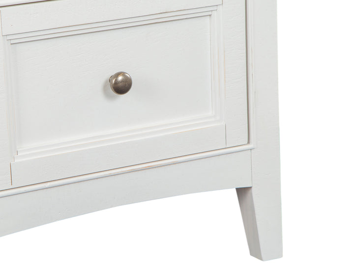 Heron Cove Chalk White And Dovetail Grey Small Drawer Nightstand - B4400-06
