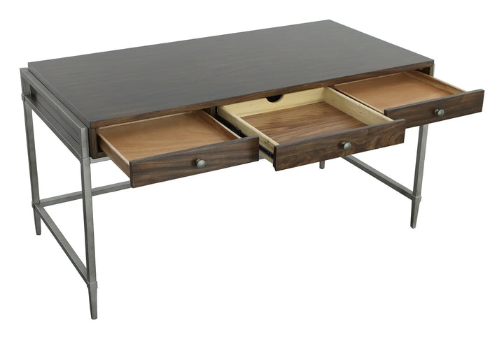 Metal, Walnut Solids and Veneers, Pearl