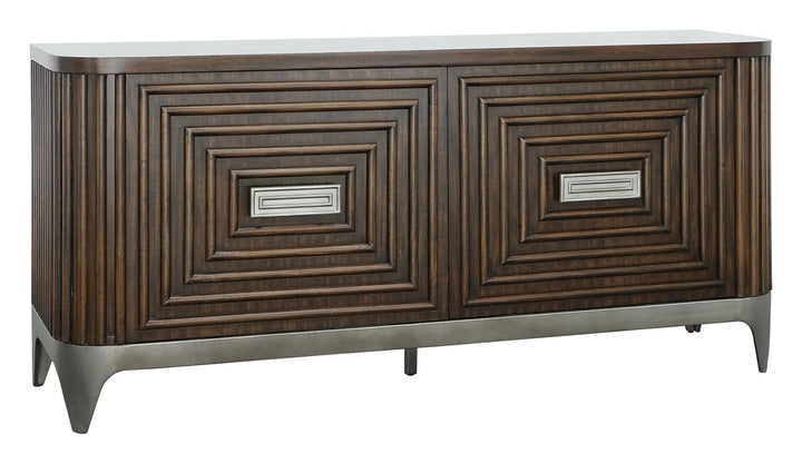 Metal, Walnut Solids and Veneers