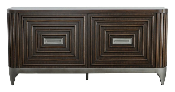 Metal, Walnut Solids and Veneers