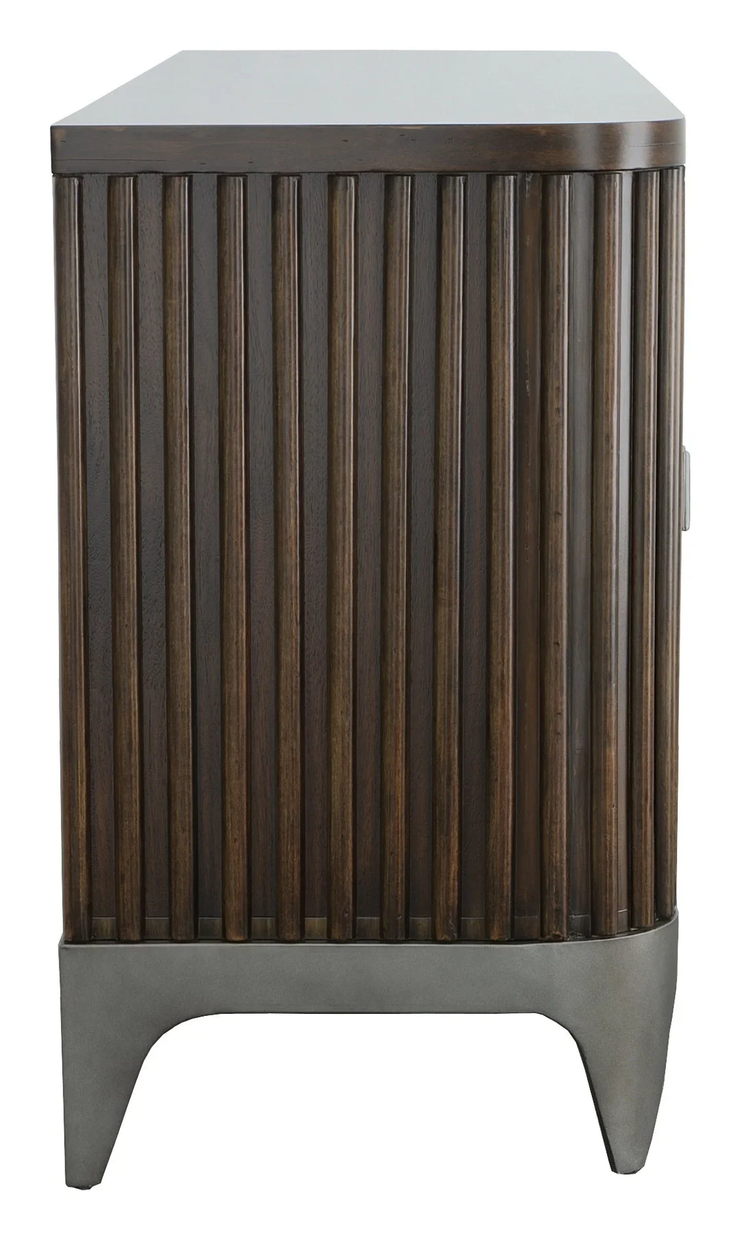 Metal, Walnut Solids and Veneers