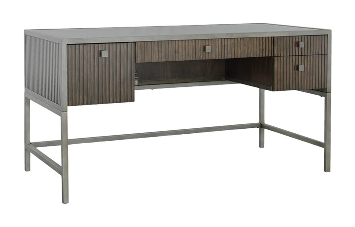 Metal, Walnut Solids and Veneers, Black