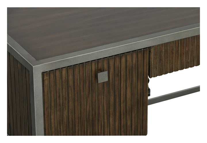 Metal, Walnut Solids and Veneers, Black